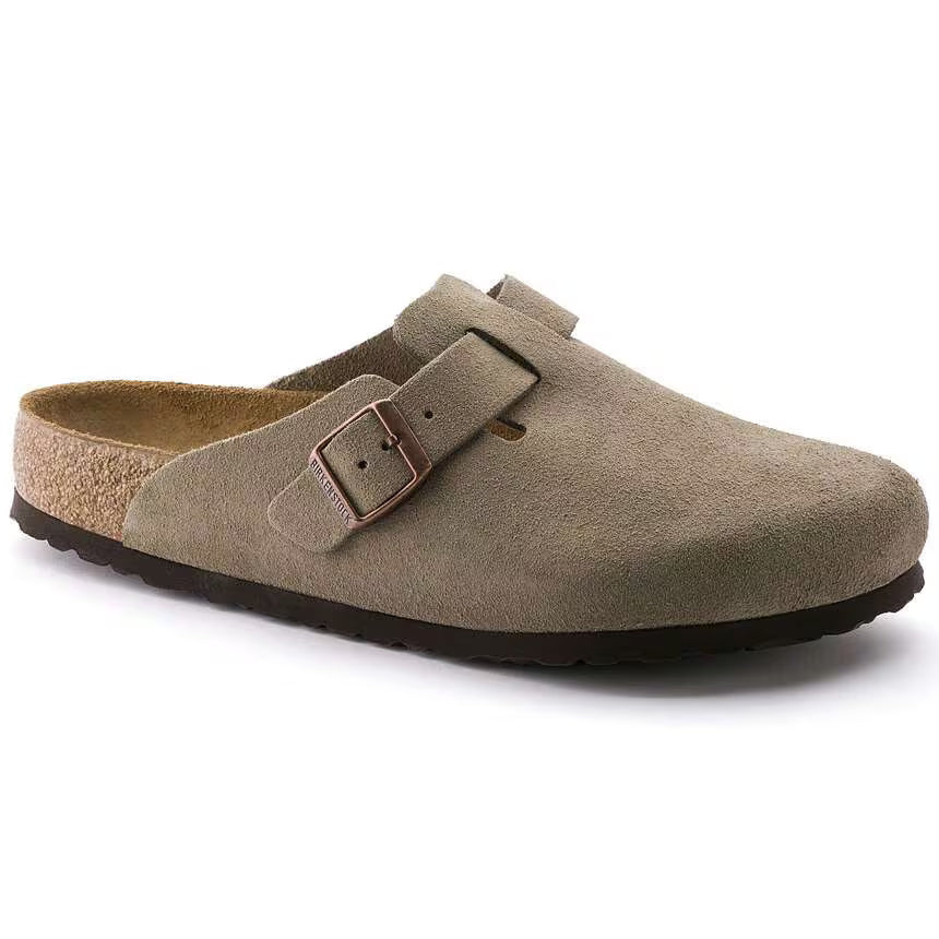 Suede Clogs