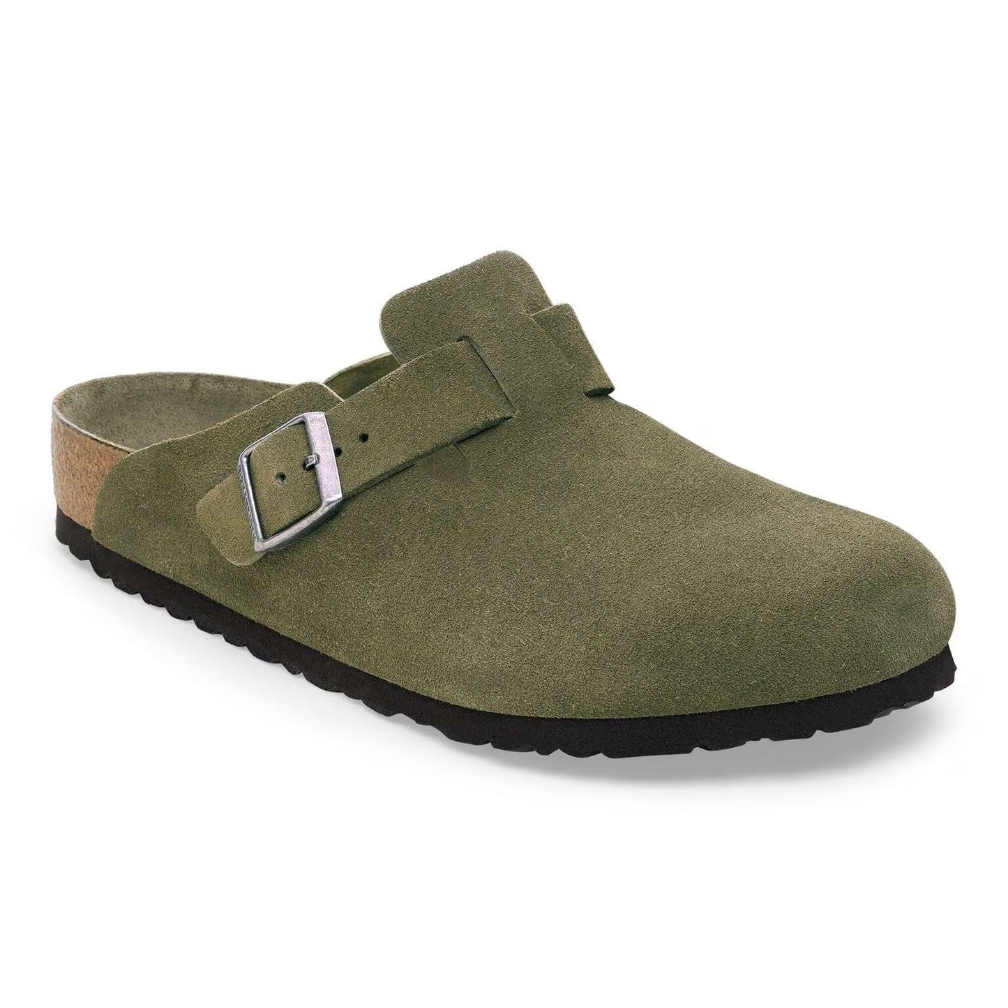Suede Clogs